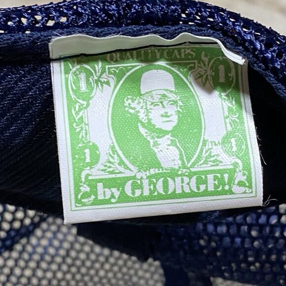 Vintage STS NASA Space Shuttle SnapBack Trucker Hat Quality Caps By George - Picture 7 of 8